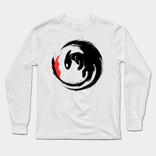 Draconic Saviour - Fury of The Dragon Long Sleeve T-Shirt by Snouleaf